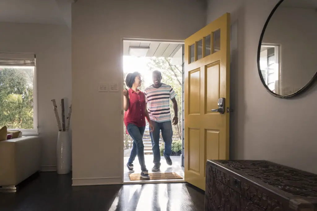 Arrive home entryway