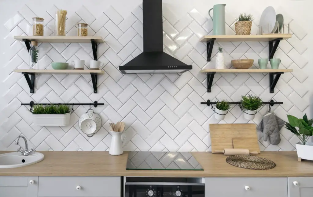 Kitchen shelves