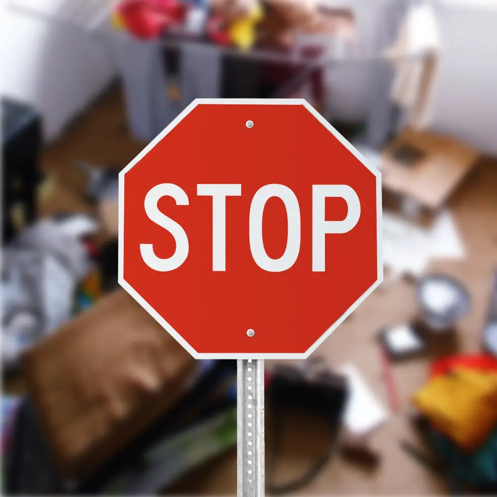 Stop clutter