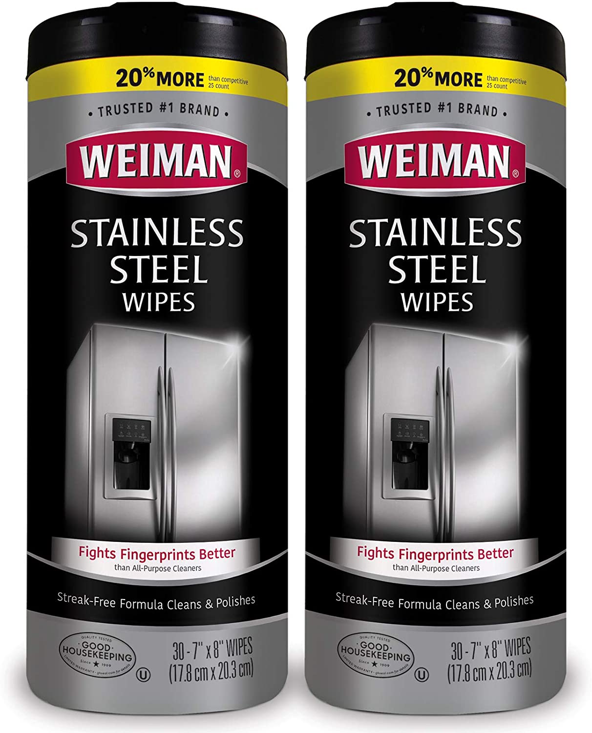 Weiman Stainless Steel Cleaner - Wipes