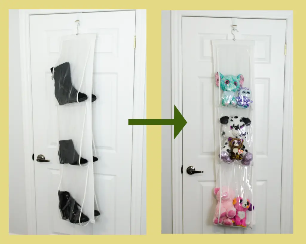 shoe organizer to stuffed animal organizer