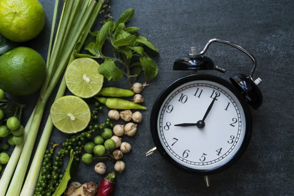 Clock in kitchen