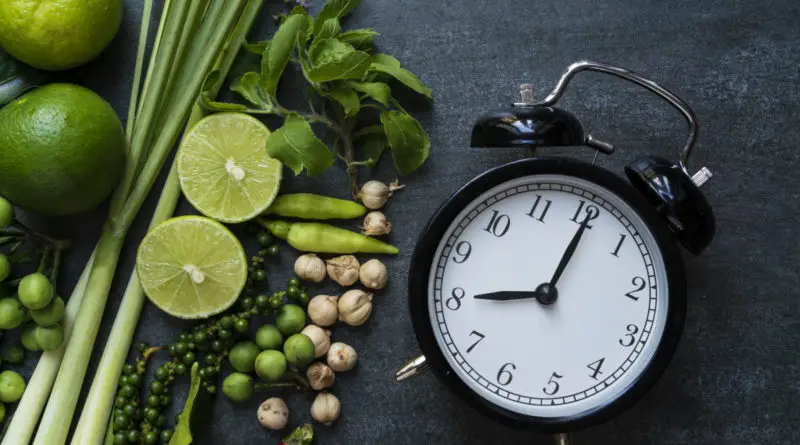 Clock in kitchen