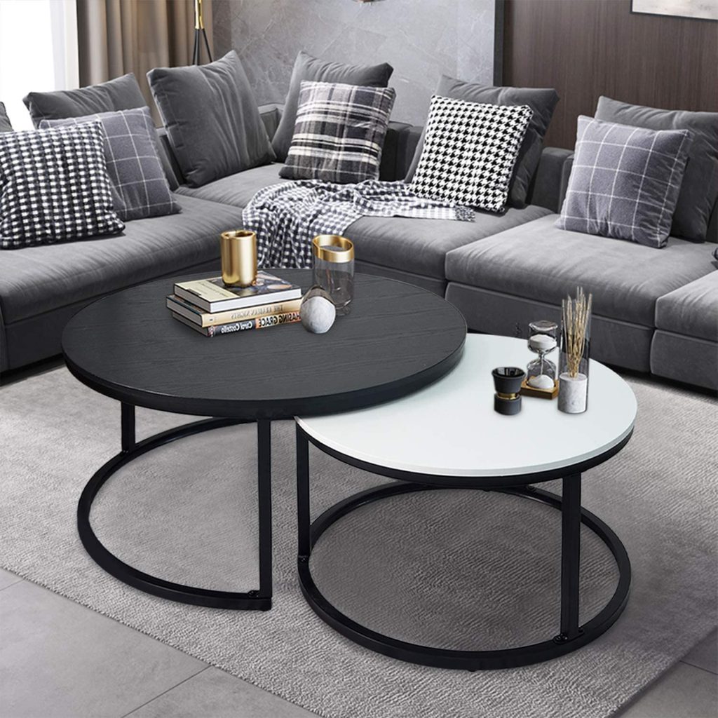 Round Nesting Table Set