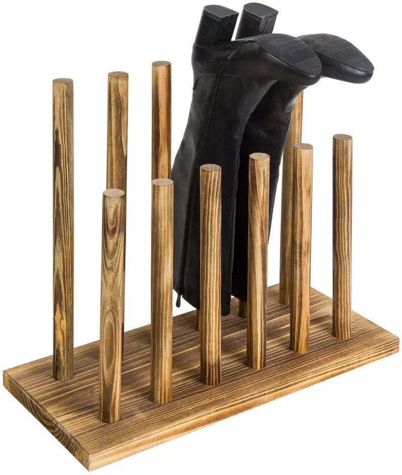 MyGift Freestanding Inverted Boot Rack