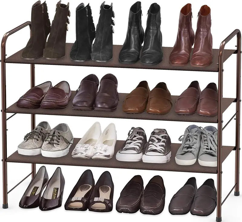 Simple Houseware 3-Tier Shoe Rack Storage Organizer