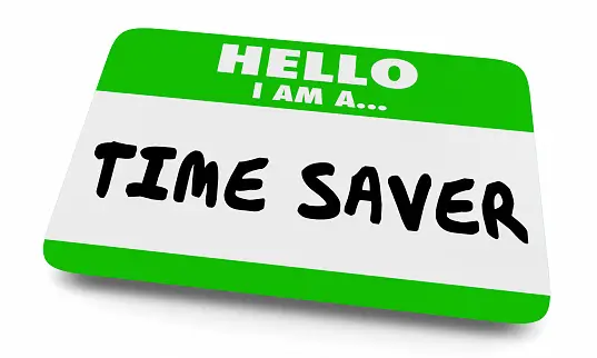 Time saver name tag