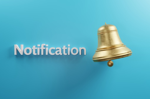 Notification bell icon