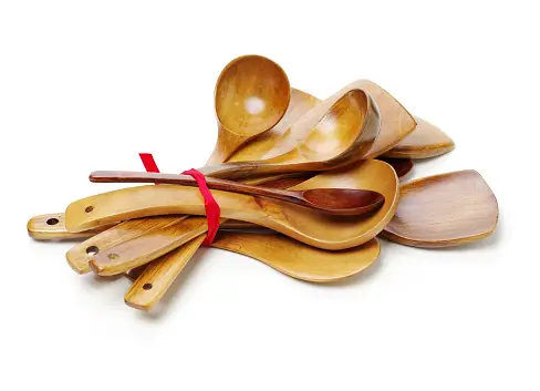 Wooden spoons and spatulas